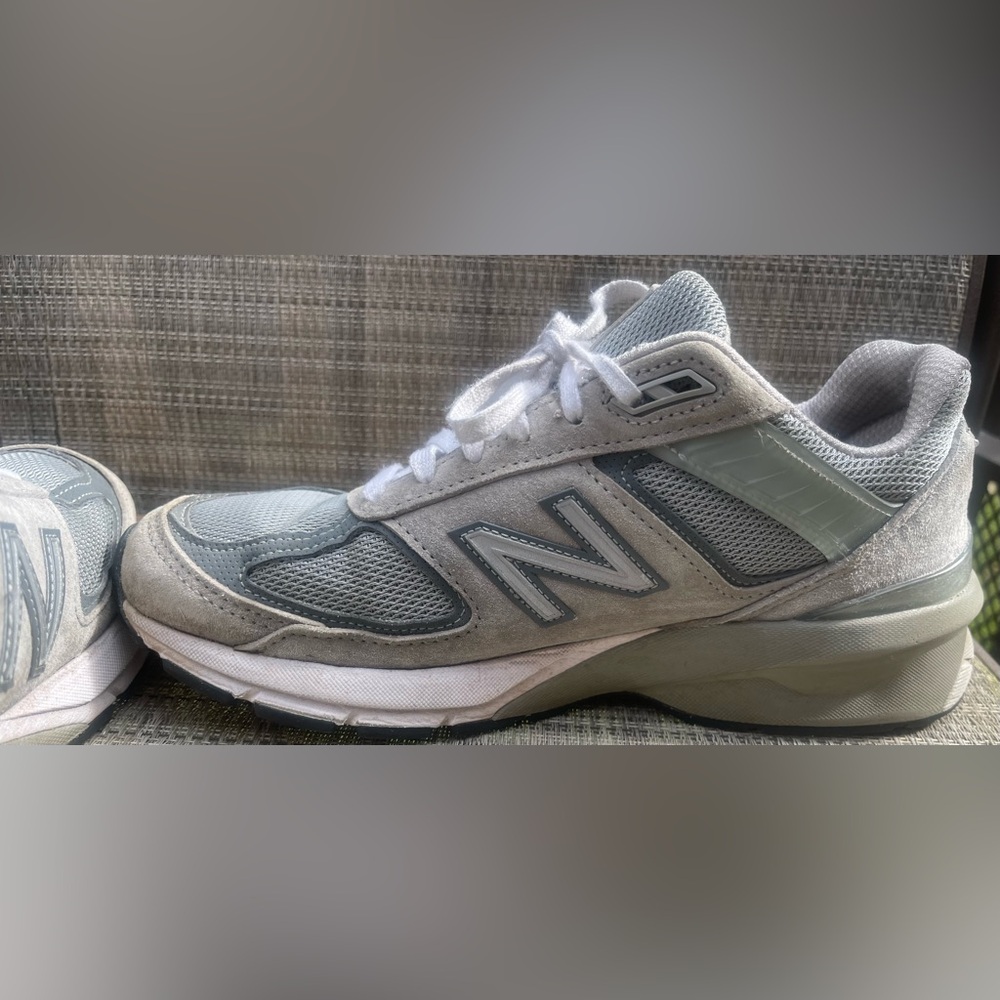 New Balance Womens 990v5 Size 8.5 Made in USA Low Castlerock Gray - Picture 5 of 9